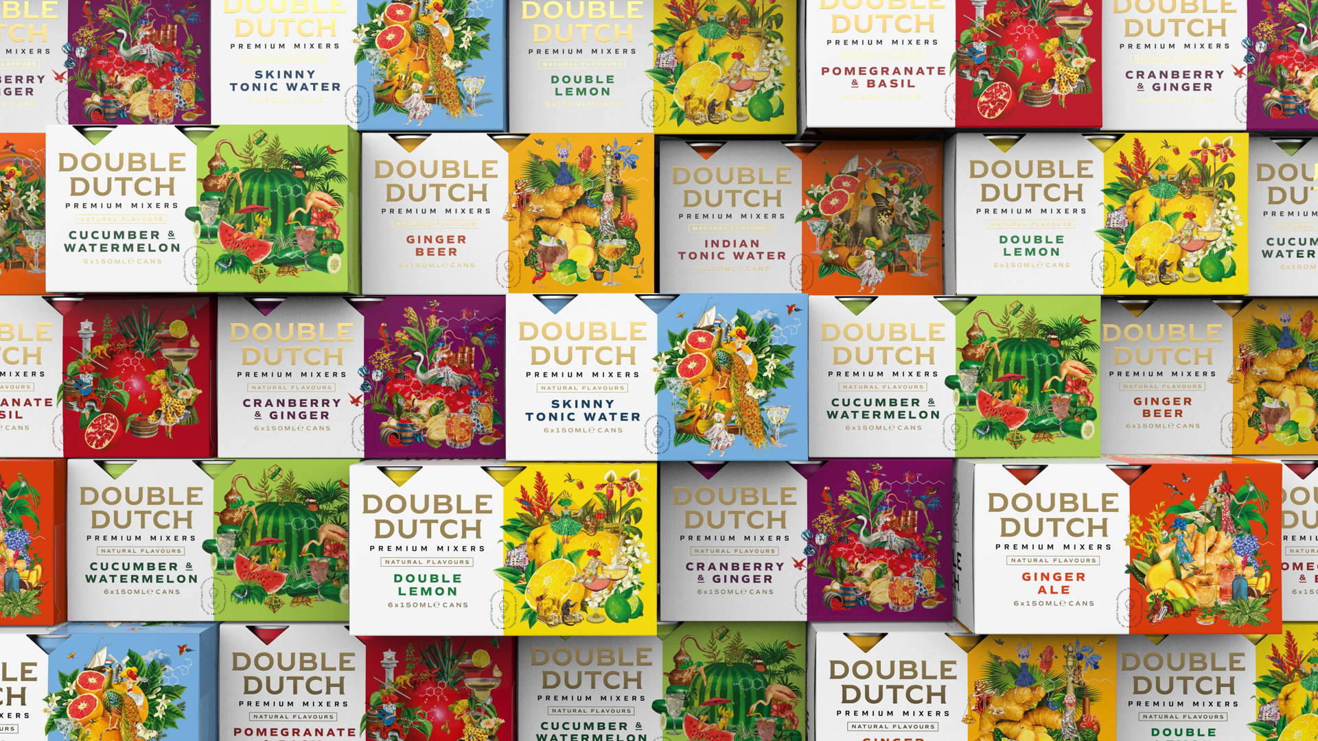 Double Dutch著名調(diào)酒飲品包裝設(shè)計(jì)