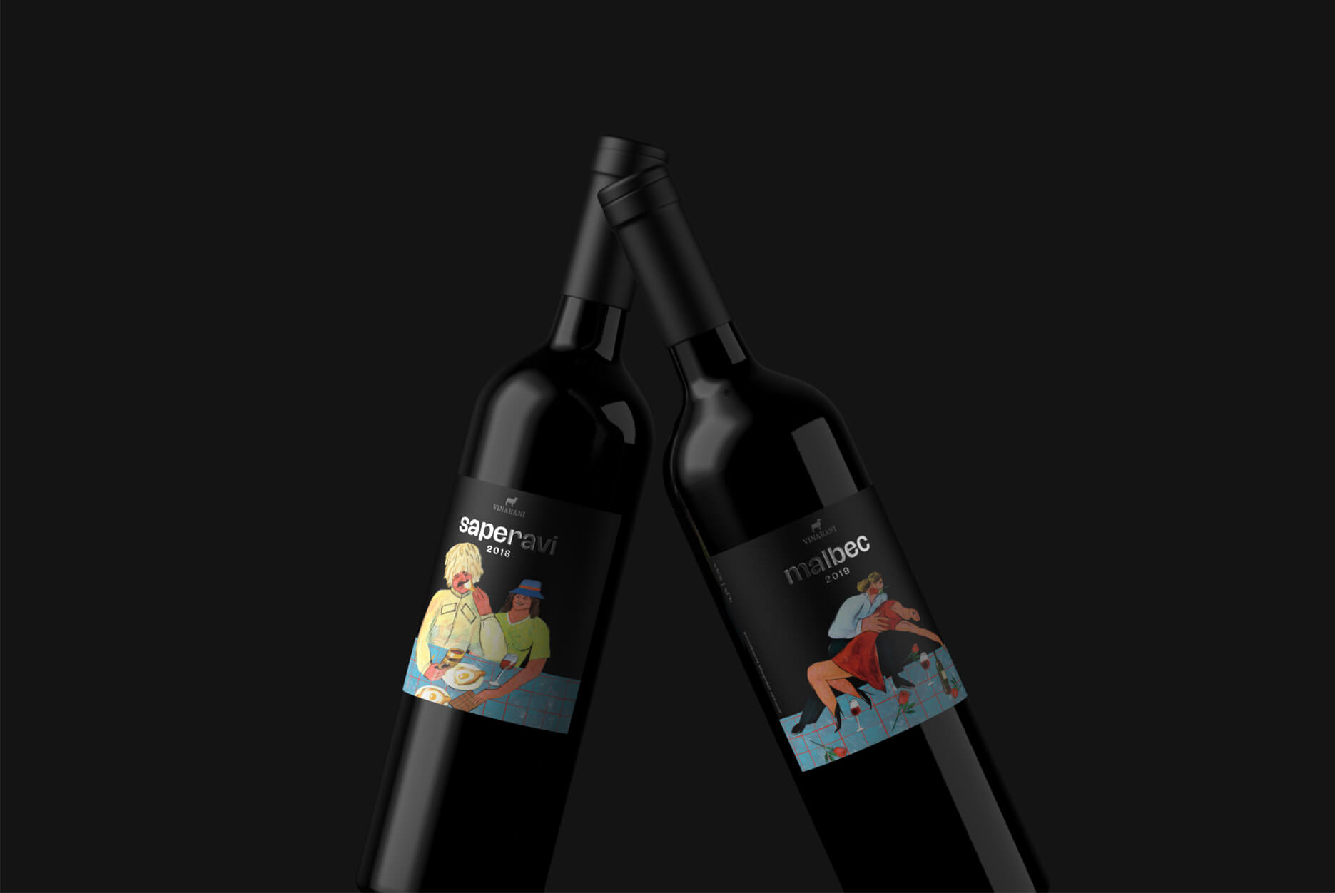 俄羅斯葡萄酒品牌VinaBani?包裝設(shè)計(jì)