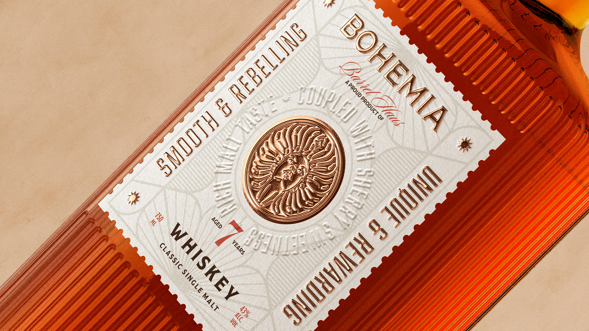 波希米亞威士忌包裝設(shè)計