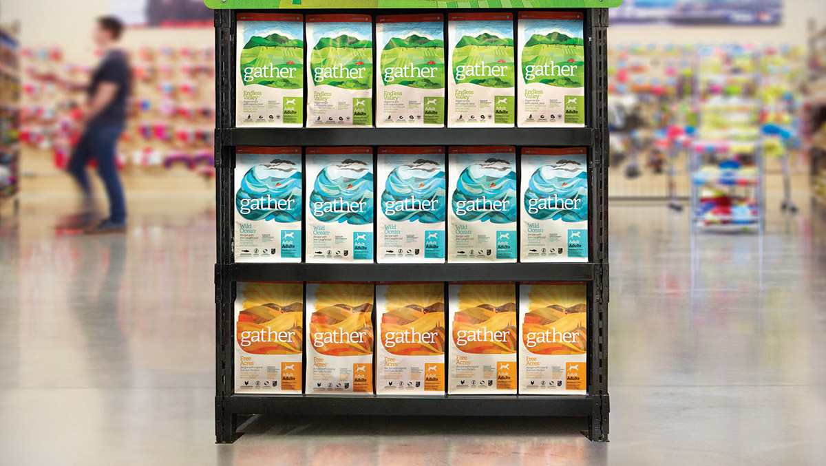 Petcurean狗糧系列插畫包裝設計