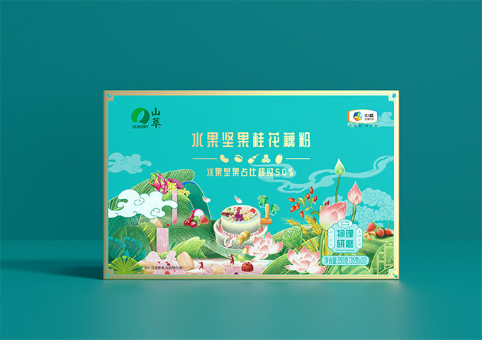 中糧山萃五谷粉系列包裝設計：國潮養(yǎng)生新時尚