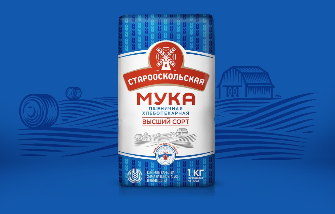 俄羅斯面粉包裝設(shè)計