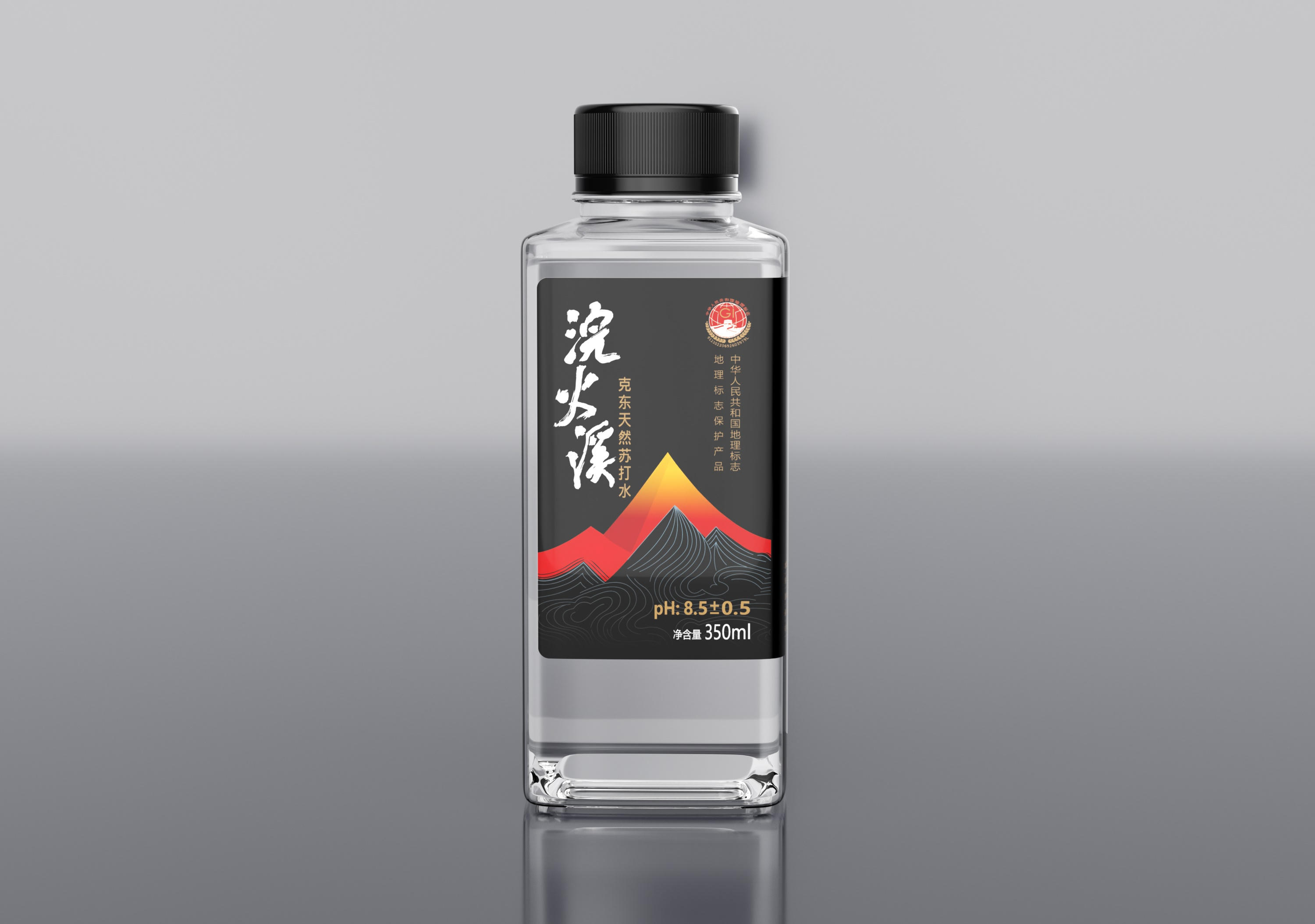 克東天然蘇打水包裝設計創(chuàng)意